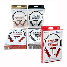 Sentry Bluetooth TWIST Wireless ON-THE-NECK Earphone Headphones Earbuds NEW