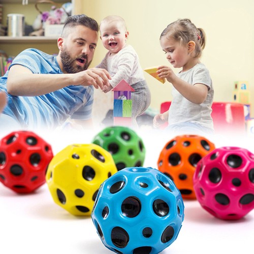 Extreme High Bouncing Ball Space Ball Bouncy Ball Outdoor Throw Catch Moon Toy - Bild 5 von 26
