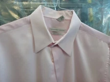 Geoffrey Beene Men’s Pink Wrinkle Free Dress Shirt Size Large 16.5 34 35