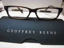 GEOFFREY BEENE EYEGLASS FRAMES Style INNOVATION in BROWN 53-14-145 W/ Case