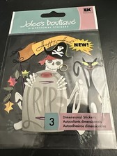 Jolee's Boutique Halloween Creepy Crows Skeleton Grave Scrapbook Stickers