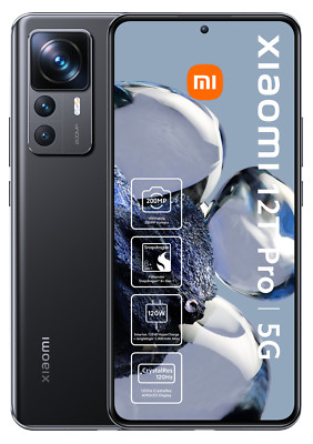 Xiaomi 12T Pro 5G Dual SIM 8/128 GB schwarz Smartphone Handy Mobile Android