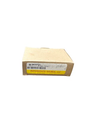 Interstate McBee M-3633731 Bridge Valve    Fast Shipping  