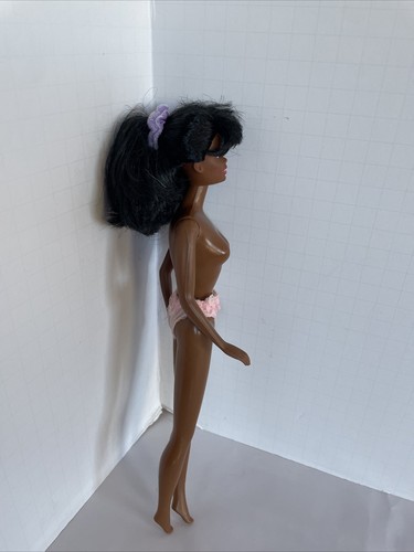 Vtg Barbie Christie Doll African American Black AA 1990s Friend Pink Underwear - Picture 5 of 16