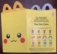 McDonalds Pokemon 2021 Promo Happy Meal Pikachu Box 25th Anniversary Box Only 