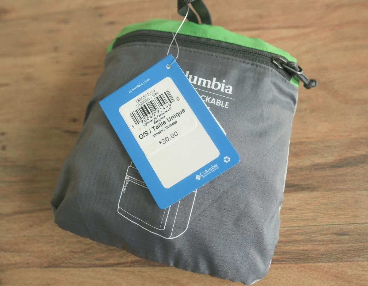 Columbia top packable backpack