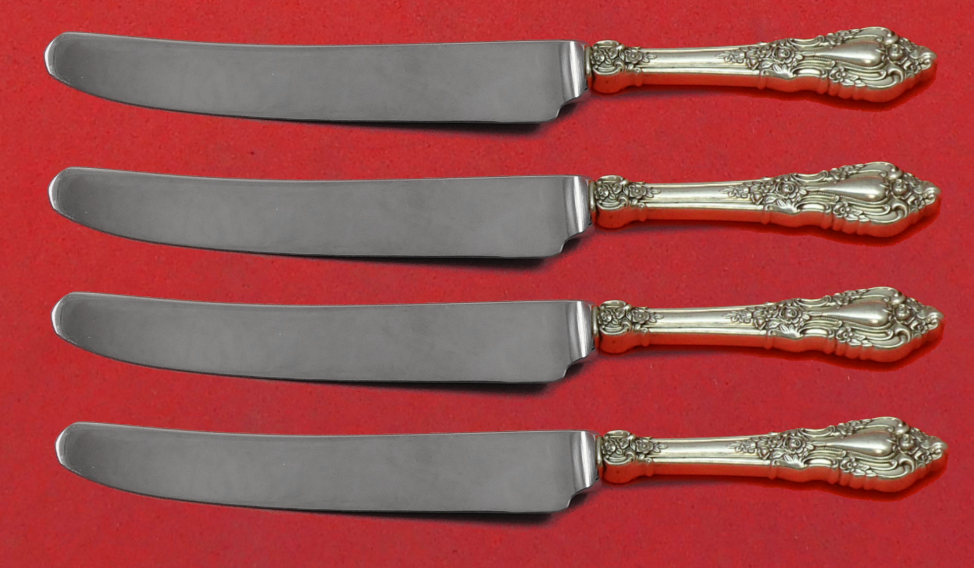 Eloquence by Lunt Sterling Silver Fruit Knife Set 4pc Custom Made 7