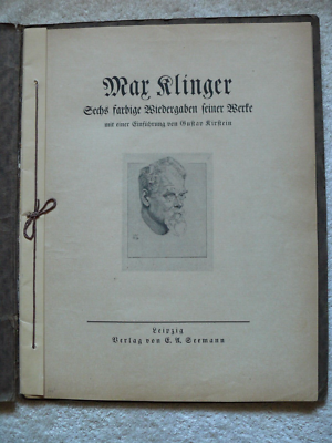 MAX KLINGER - Five Original German Reproductions of his work
