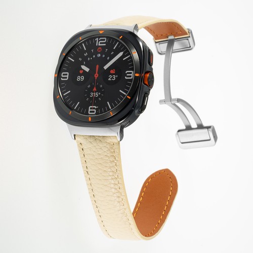 No Gaps Leather band For Galaxy Watch Ultra 47mm Wristband Replacement Strap - Zdjęcie 24 z 36