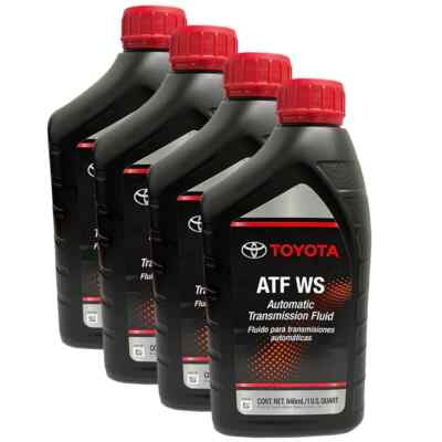 4 Qts OEM Toyota ATF WS Automatic Transmission Oil Fluid OEM 00289-ATFWS