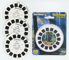 Redwood Highway California View-Master 3 Test Reels and Copy of Cover