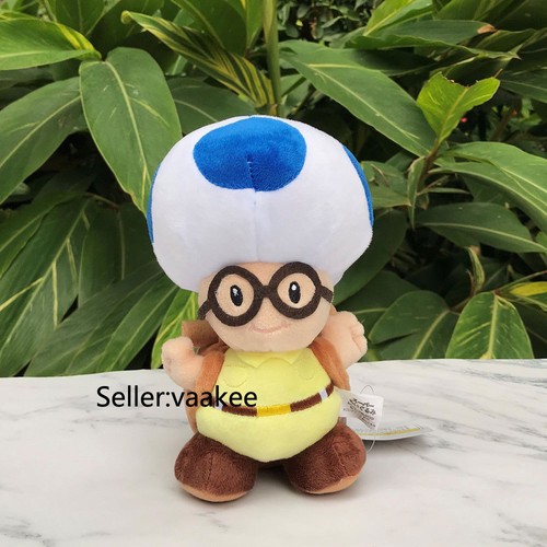 New Super Mario Bros Plush Captain Toad Toadette Backpack Stuffed Toy Doll 20cm - Picture 2 of 11