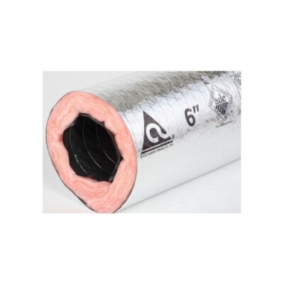 Atco Rubber 13102409 Silver 9'' X 25' R-8 Flex Duct Bagged
