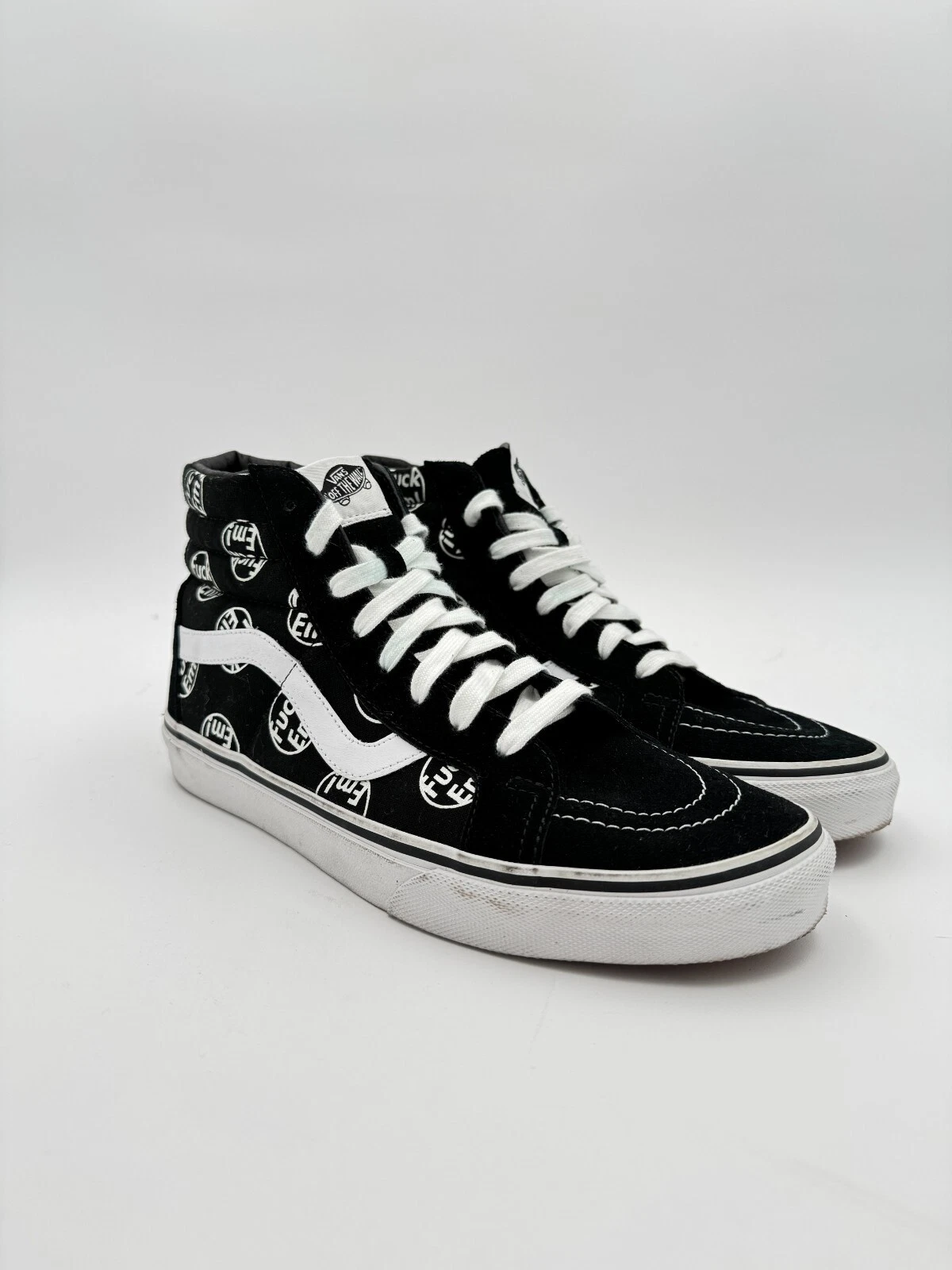 Taille 10   Supreme x Vans Sk8 Hi F*** 'em noir