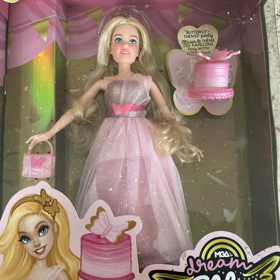 Muñeca MGA Entertainment Dream Ella Let's Celebrate - Aria Pink & Gold Glitt... Foto 2 de 3