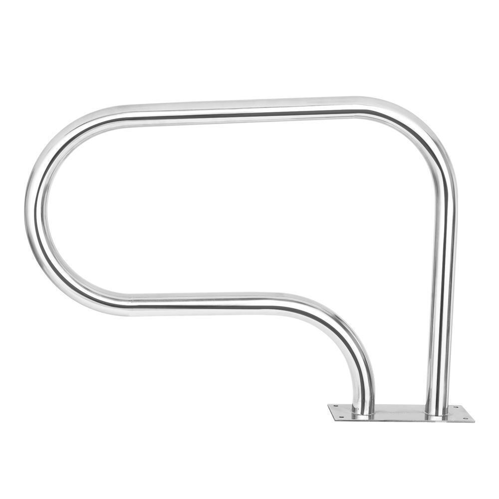 Swimming Pool Handrail Stainless Steel Hand Rail Rust-Resistant with Base Plate