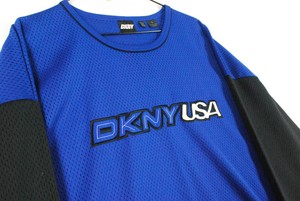 black and blue hockey jersey