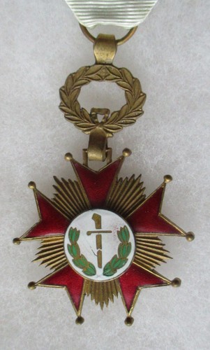 Original Vintage BELGIAN 1946 NATIONAL INVALID MEDAL ANIA / NVIL BELGIUM - Picture 2 of 4