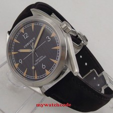 41mm corgeut black dial sapphire glass miyota 8215 Automatic mens Watch C130