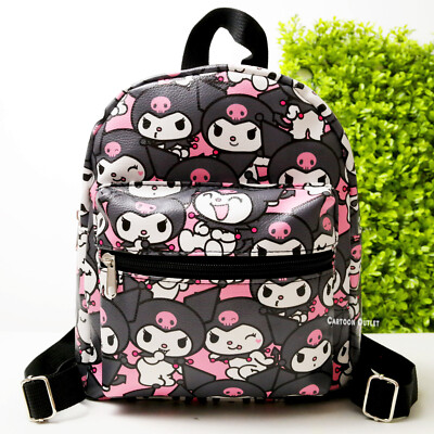 Sanrio Hello Kitty Kuromi Mini Backpack Ladies Purse 10" Faux Leather Authentic | eBay Sanrio Hello Kitty Kuromi Mini Backpack Ladies Purse 10" Faux Leather Authentic | eBay