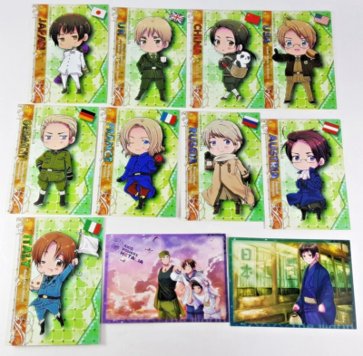 Hetalia Axis Powers Trading Card set lot Japan USA UK China