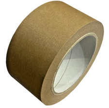 Leise abrollend 6x Naturkautschuk 130my Papier Paketband 50m Klebeband Packband