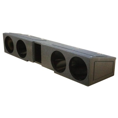 #ad QPOWER QBOMB 4 HOLE 8quot; PORTED EMPTY WOOFER ENCLOSURE BOX FOR GMC CHEVY 2007 UP $185.99