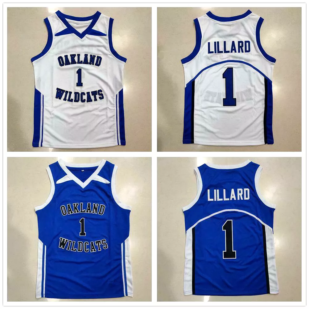 Damian Lillard Throwback High School Basketball Jersey 