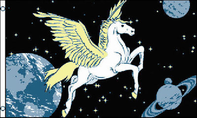Pegasus Flagge 5 x 3 Fuß - 100 % Polyester mit Ösen