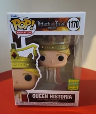Funko Pop! Attack on Titan Queen Historia 2022 #1170 SDCC Exclusive Not Mint Box
