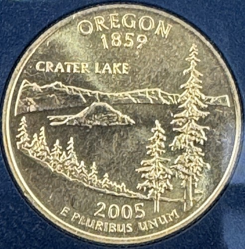 2005 GOLD EDITION State Quarter Collection Uncirculated 5 Coin Set - Picture 5 of 7