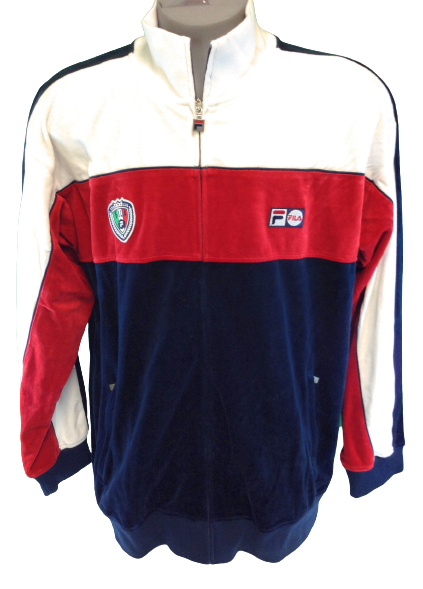Giacca da uomo Fila Italia Rosso Velluto Bianco Blu U23005 401