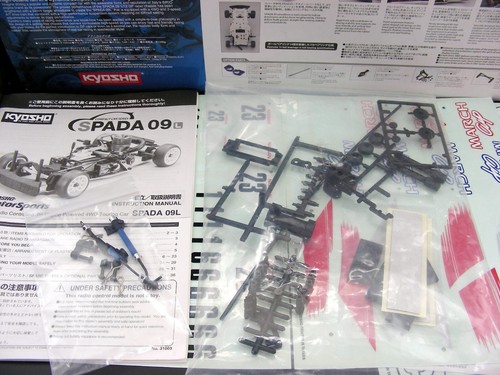 Vintage Kyosho SPADA 09L Nissan March Cup Car w 2-Speed & Tuned Pipe NEW BUILT ! - Picture 20 of 21