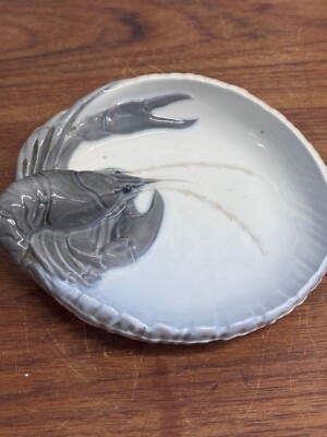 Vintage Royal Copenhagen Lobster Bowl Designed By Erik Nielsen 3277