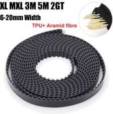 Open End Timing Belt TPU Aramid Fiber XL MXL 3M 5M 2GT for Pulley Width 6-20mm