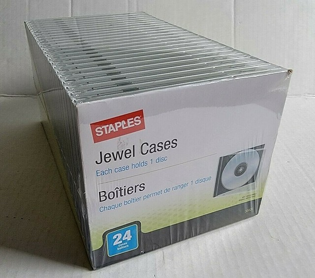 Staples 30026 CD JEWEL Cases 24 Pc for sale online eBay