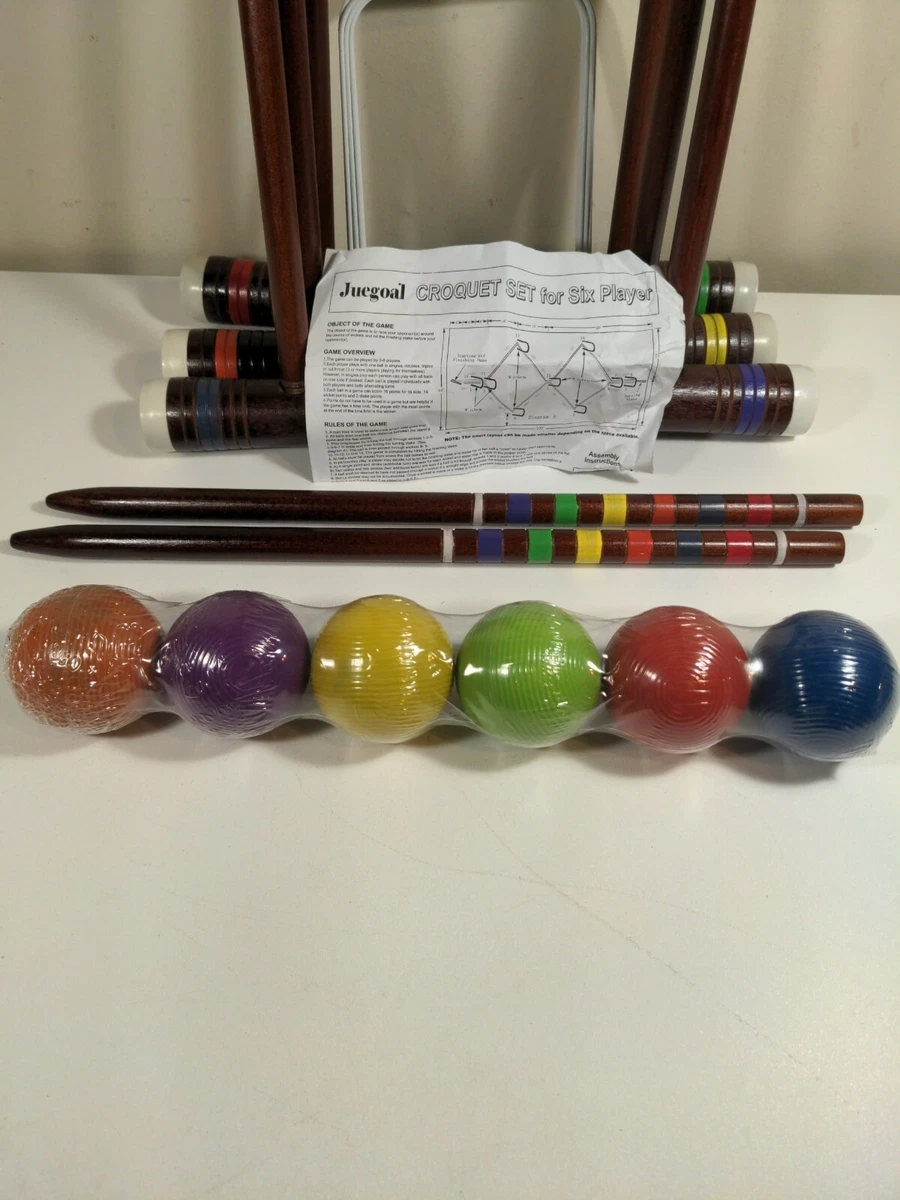 Croquet Rules & How to Play Croquet - Wood Mallets