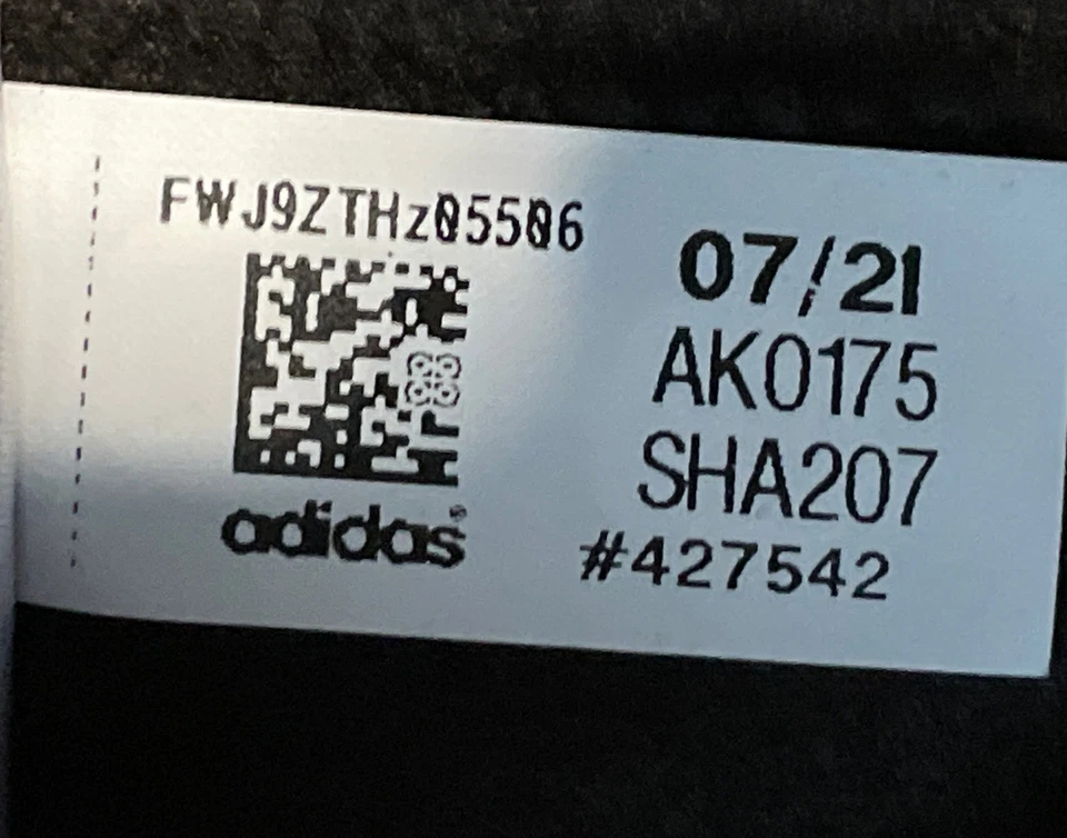 NWT Boys Adidas Joggers (80% Cotton, 20% Polyester) Navy or Black w/Logo; Sz 4-6 - Image 4 of 4