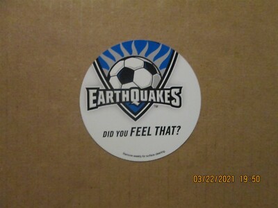 MLS San Jose Earthquakes Vintage Did You Feel That? Team Logo Soccer Magnet