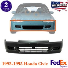 Front Bumper Cover Primed For 1992-1995 Honda Civic Coupe Hatchback Front Bumper Cover Primed For 1992-1995 Honda Civic Coupe Hatchback