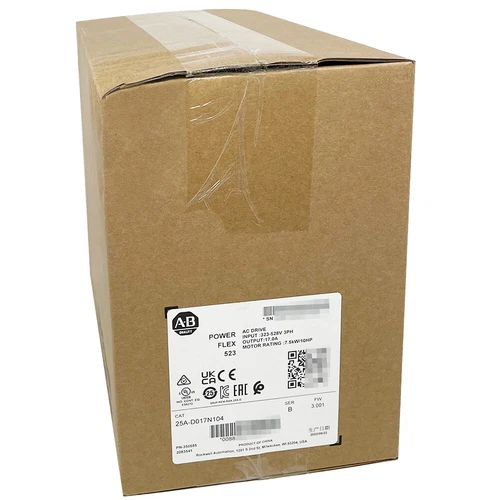 Sealed AB 25A-D017N104 /B PowerFlex 523 480V 17A 10HP HT US Free Tax - Picture 7 of 8