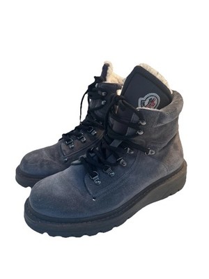 Moncler Egide Shearling-Lined Suede Boots