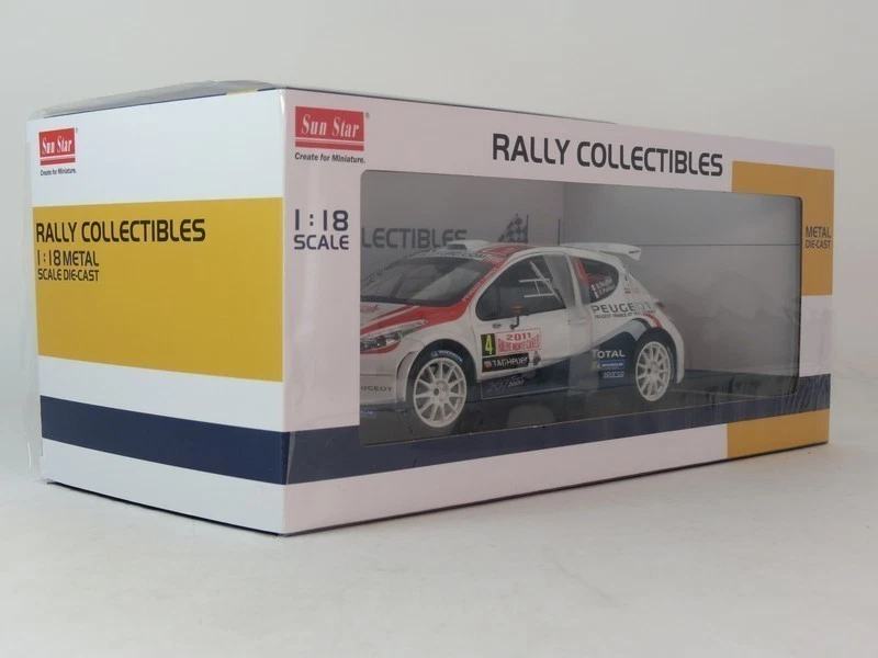 Sunstar Peugeot 207 S2000 #4 Bouffier winner Rally Monte Carlo 2011 1/18 5443 - Immagine 4 di 4