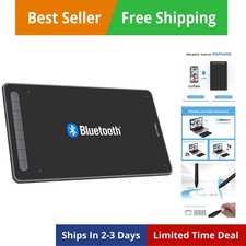 Deco LW Wireless Drawing Tablet- 10x6 Bluetooth Graphic Tablet with Battery-F...