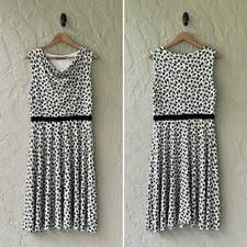 Max Mara Studio Women's Large Multicolor Floral Sleeveless Sheath Dress NWOT