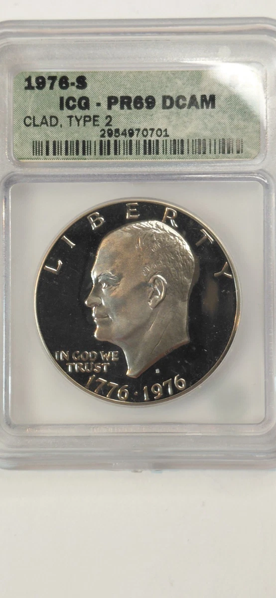 u*6様 アメリカ　銀貨 プルーフ　1976-S アイゼンハワーダラー PR 6 ICG 1976 Eisenhower Dollars (1971-1978) for sale | eBay