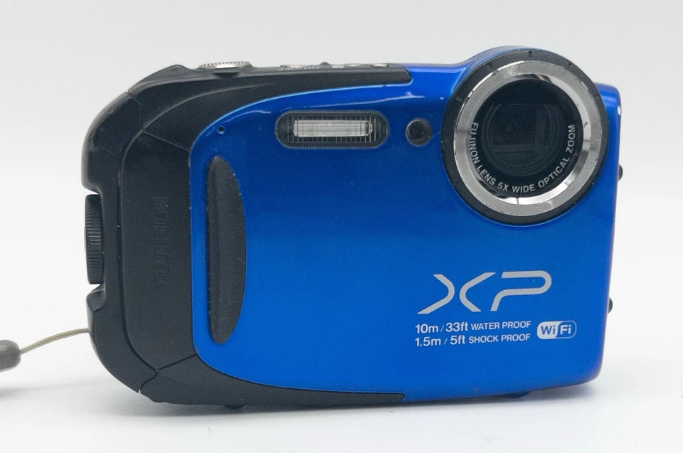 Fujifilm FinePix XP70 16.4MP Digital Camera Blau 🦊 Waterproof Wassersport - Bild 4 von 4