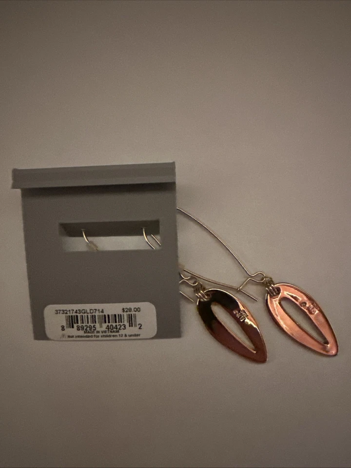 Pendientes colgantes Robert Lee Morris Soho tono dorado Foto 2 de 2