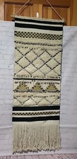 Anthropologie Fringed Tapestry 23 X 54" Mixed Material Bojo Chic Decor