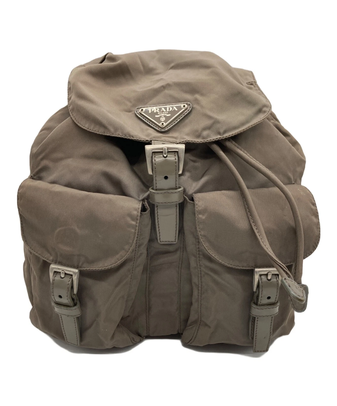 Prada — Prada Nylon Backpack Gray #TFB6113